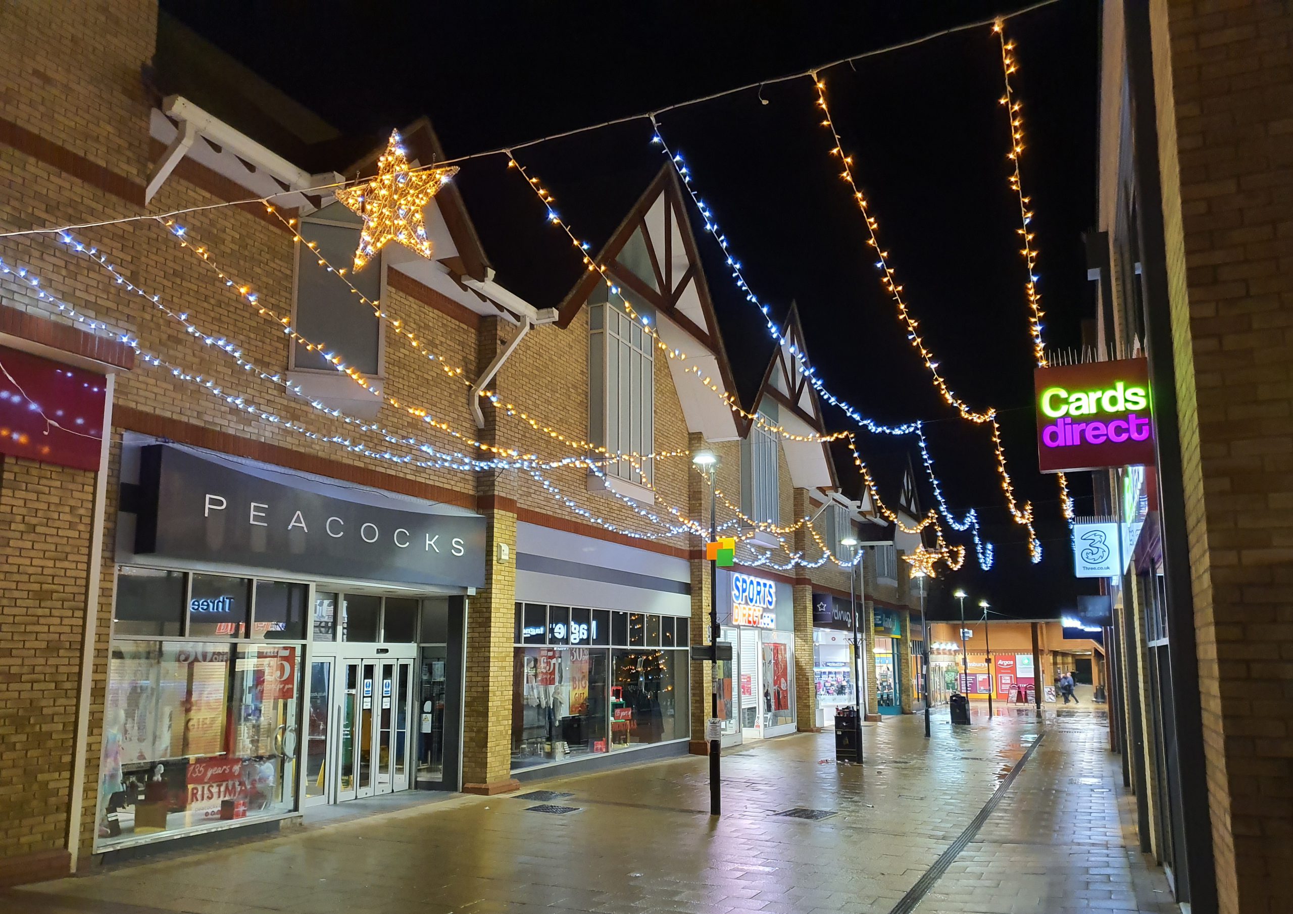 Huntingdon Christmas Market Lights